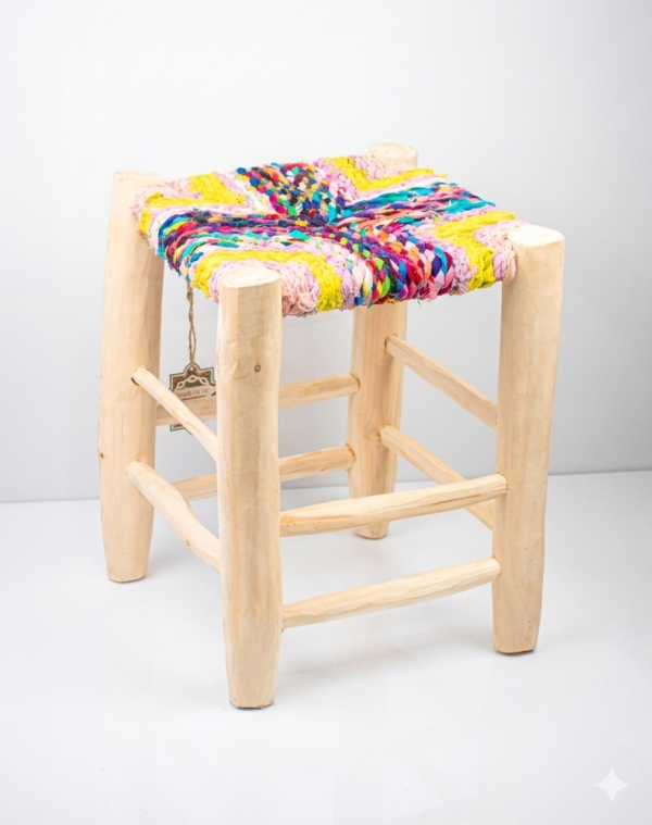 Atlas Wood Stool
