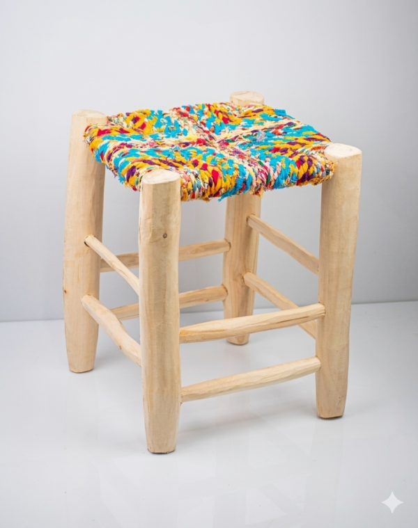 Atlas Wood Stool