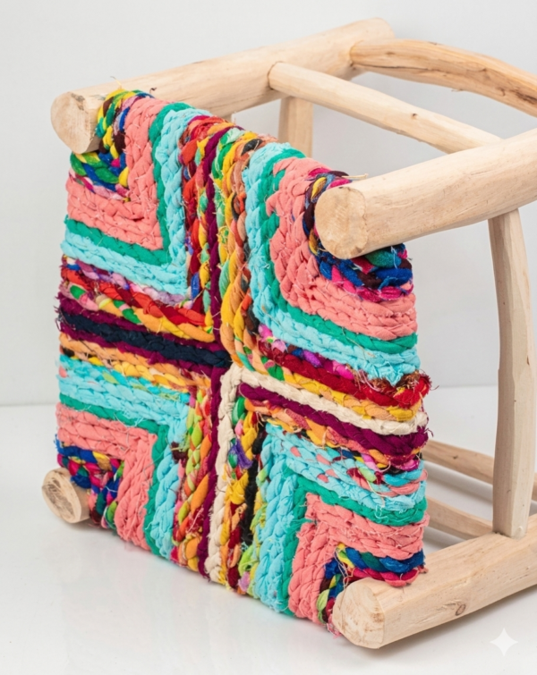 Atlas Wood Stool