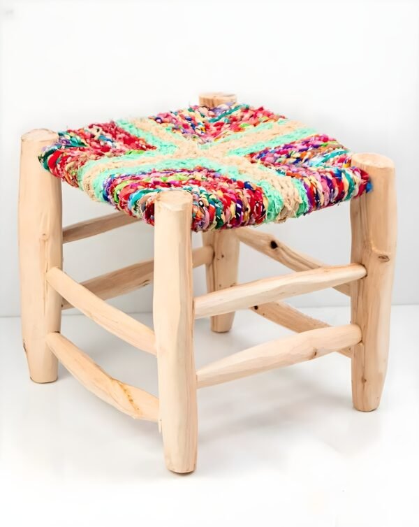 Atlas Wood Stool