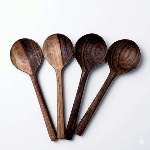 Natural Walnut Wood Spoons