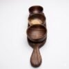Walnut Wood Sauce & Spice Serving Set