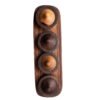 Walnut Wood Sauce & Spice Serving Set (Copy)