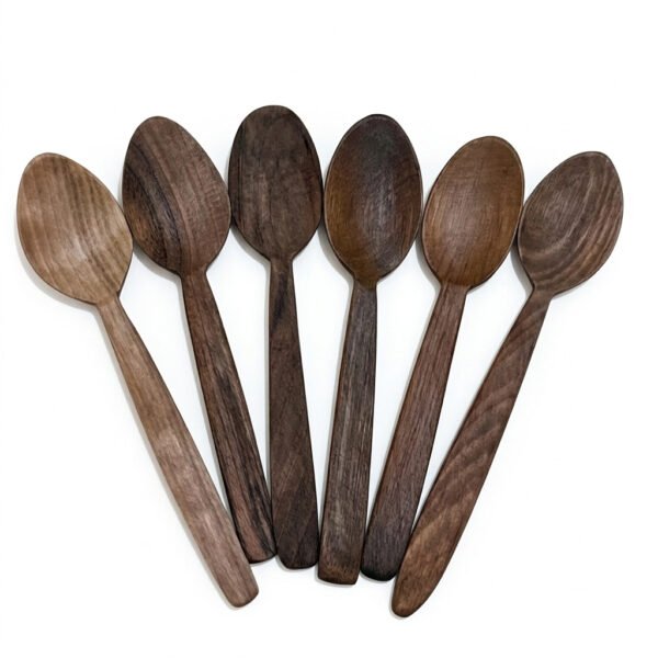 Small Walnut Wood Spoons