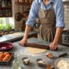 Natural Walnut Wood Rolling Pin