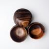 Solid Walnut Wood Bowl