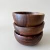 Solid Walnut Wood Bowl
