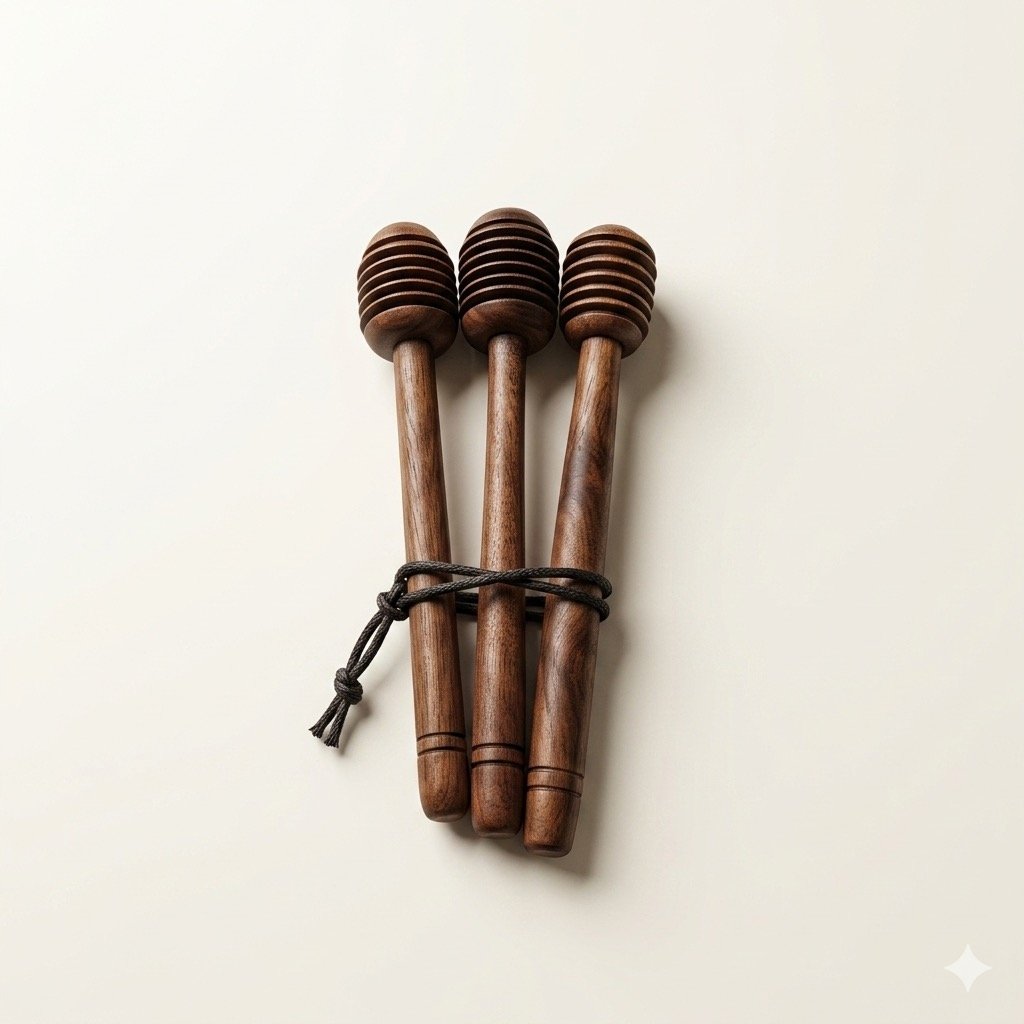 Handcrafted Walnut Honey Dipper