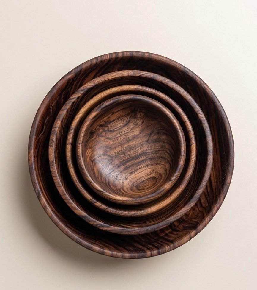 Walnut Wood Salad Bowl